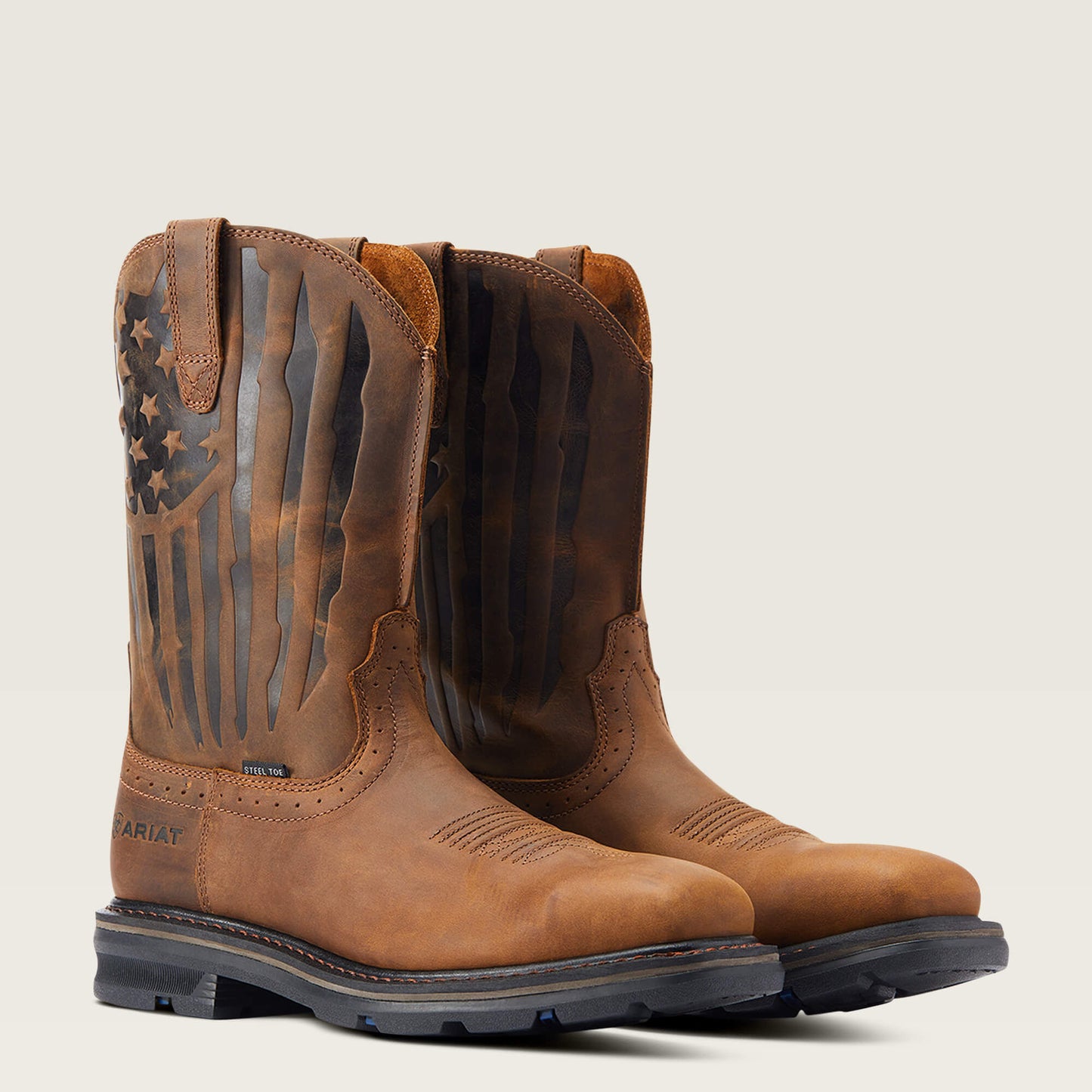 Ariat Online Shop - Sierra Shock Shield Patriot Steel Toe Work Boot