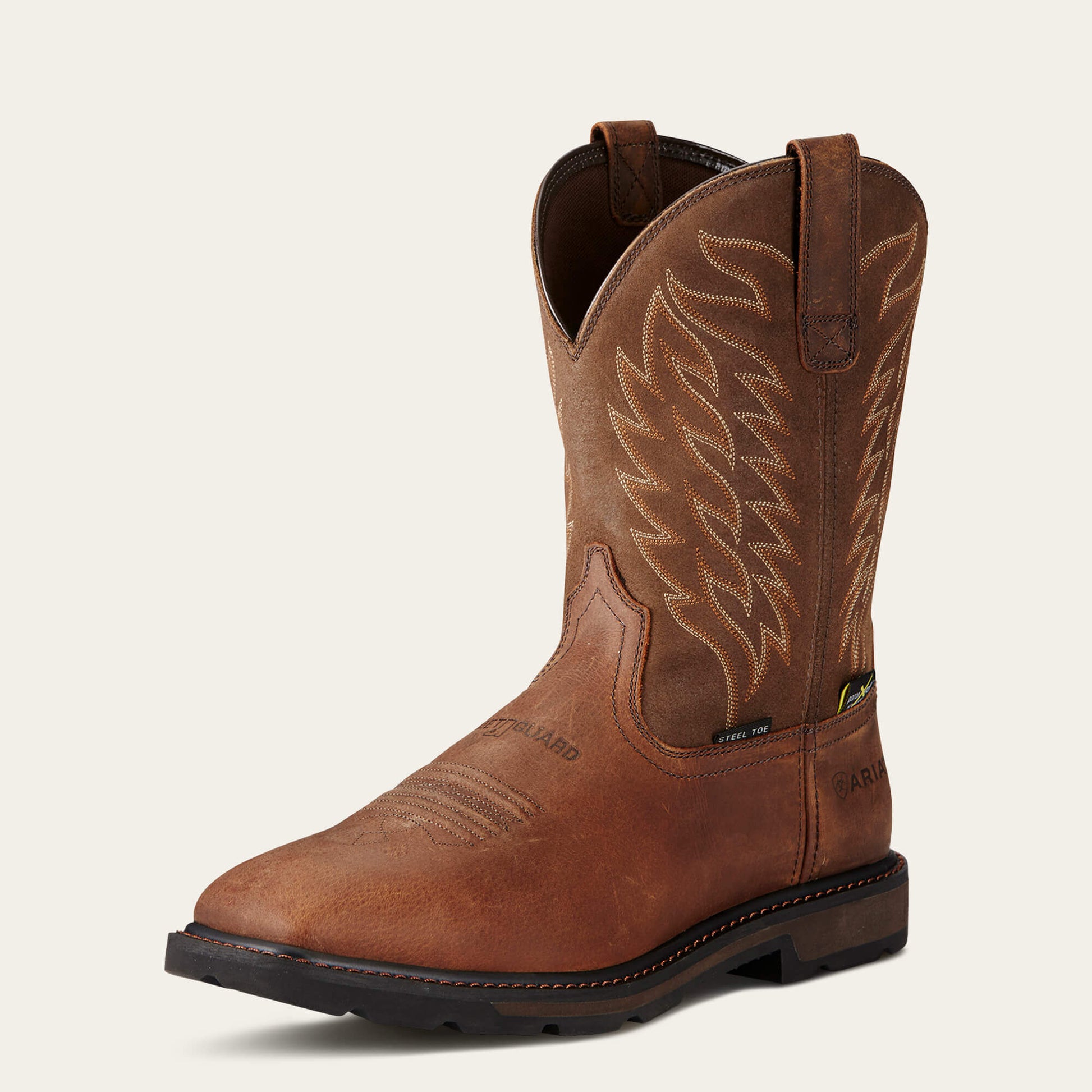 Ariat Outlet - Groundbreaker Wide Square Toe MetGuard MetGuard Steel Toe Work Boot