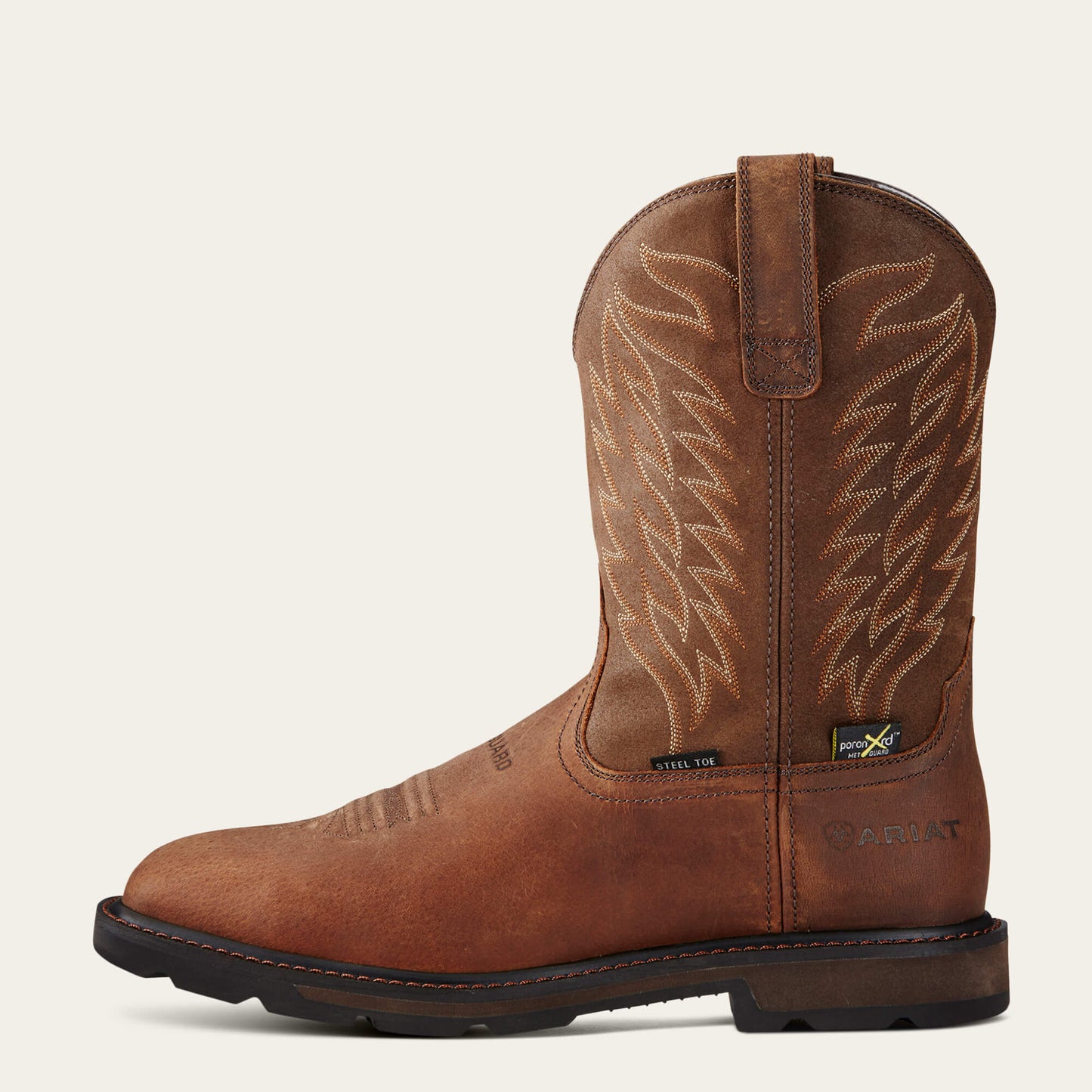 Ariat Outlet - Groundbreaker Wide Square Toe MetGuard MetGuard Steel Toe Work Boot