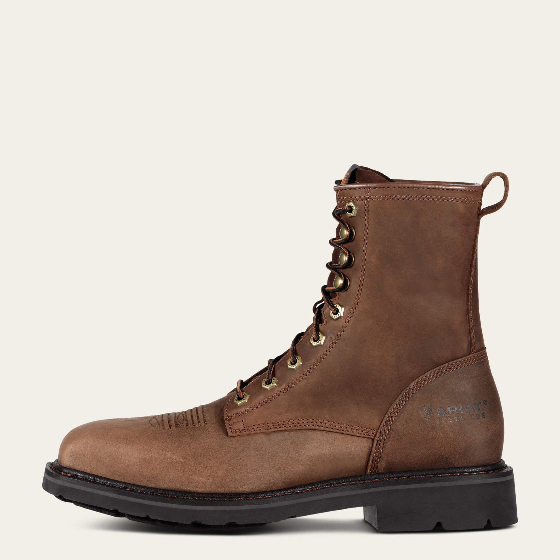 Ariat Online - Cascade 8" Wide Square Toe Steel Toe Work Boot