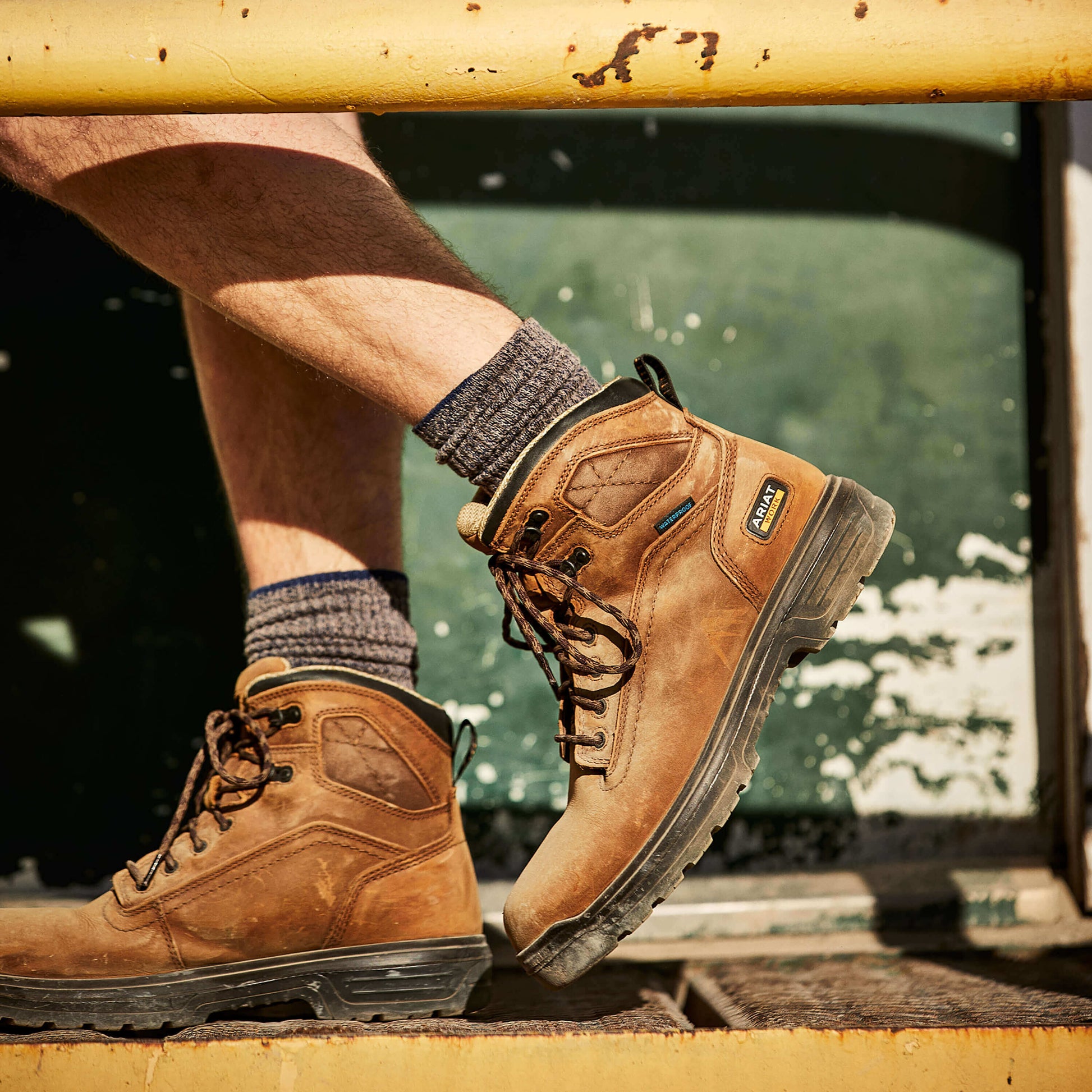 Ariat Outlet - Turbo 6" Waterproof Carbon Toe Work Boot