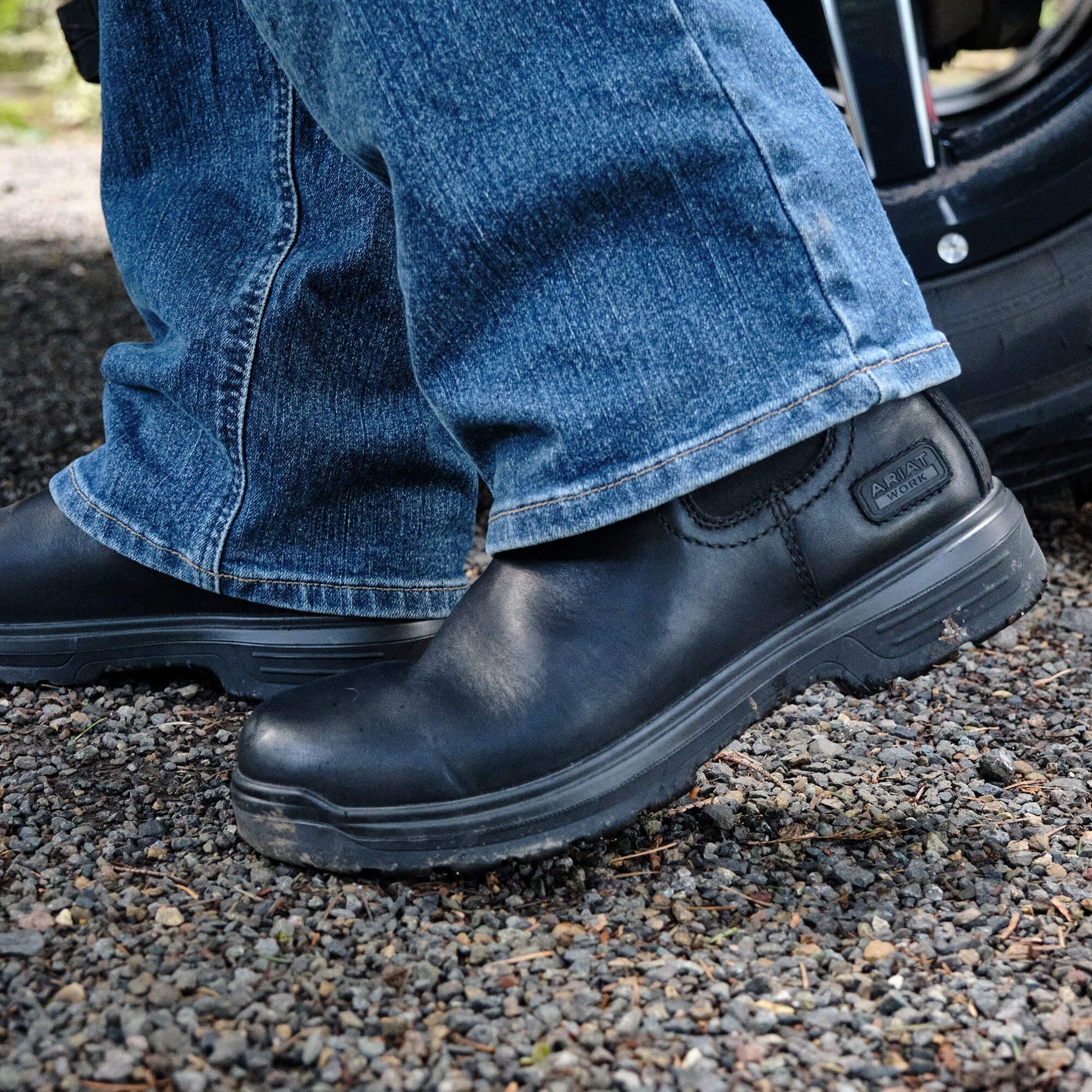 Ariat On Sale - Turbo Chelsea Waterproof Work Boot