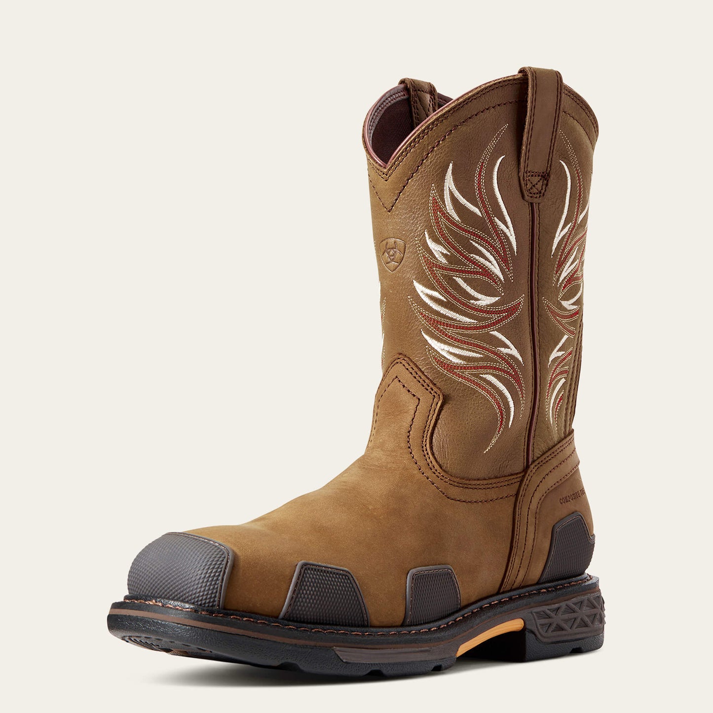 Ariat Sale - OverDrive Wide Square Toe Composite Toe Work Boot