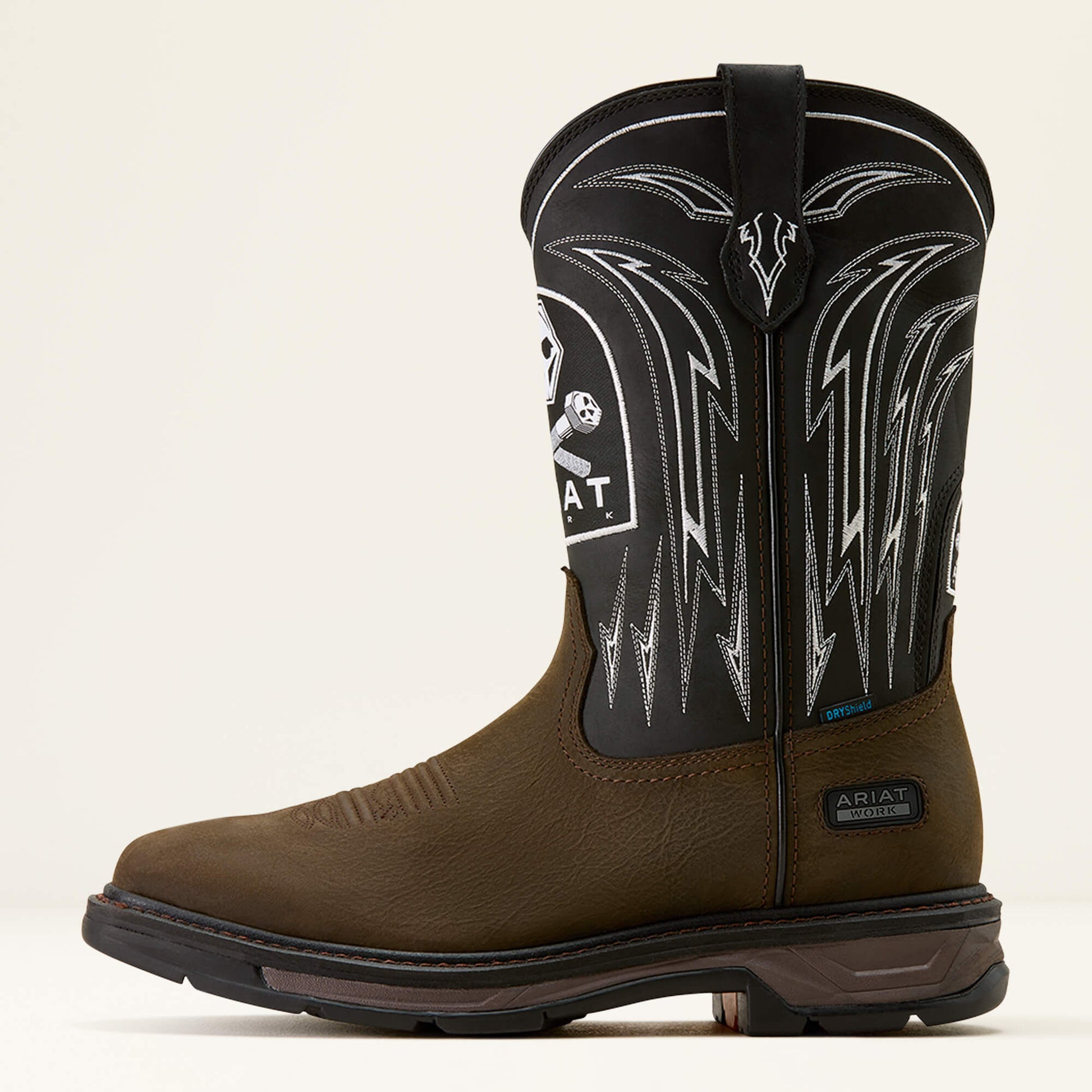 Ariat Outlet - WorkHog XT Bolt Skull Waterproof Wide Square Toe Work Boot