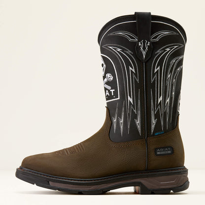Ariat Outlet - WorkHog XT Bolt Skull Waterproof Wide Square Toe Work Boot