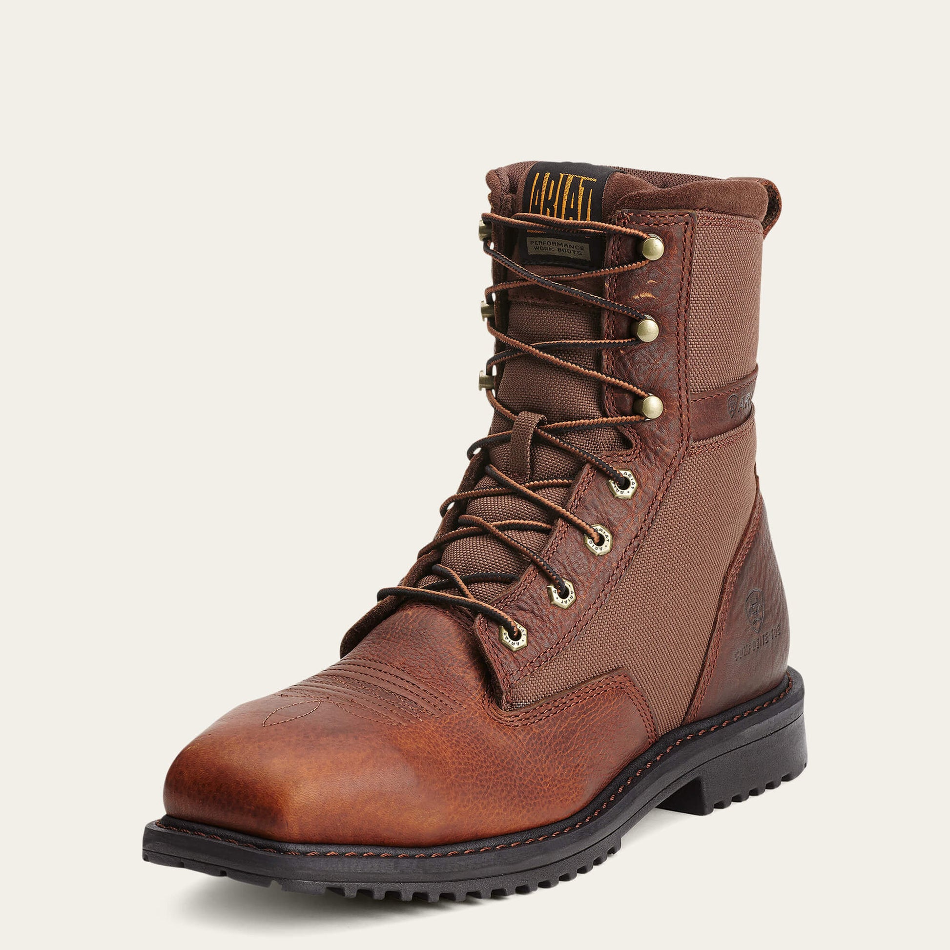 Ariat On Sale - RigTek 8" Wide Square Toe Composite Toe Work Boot