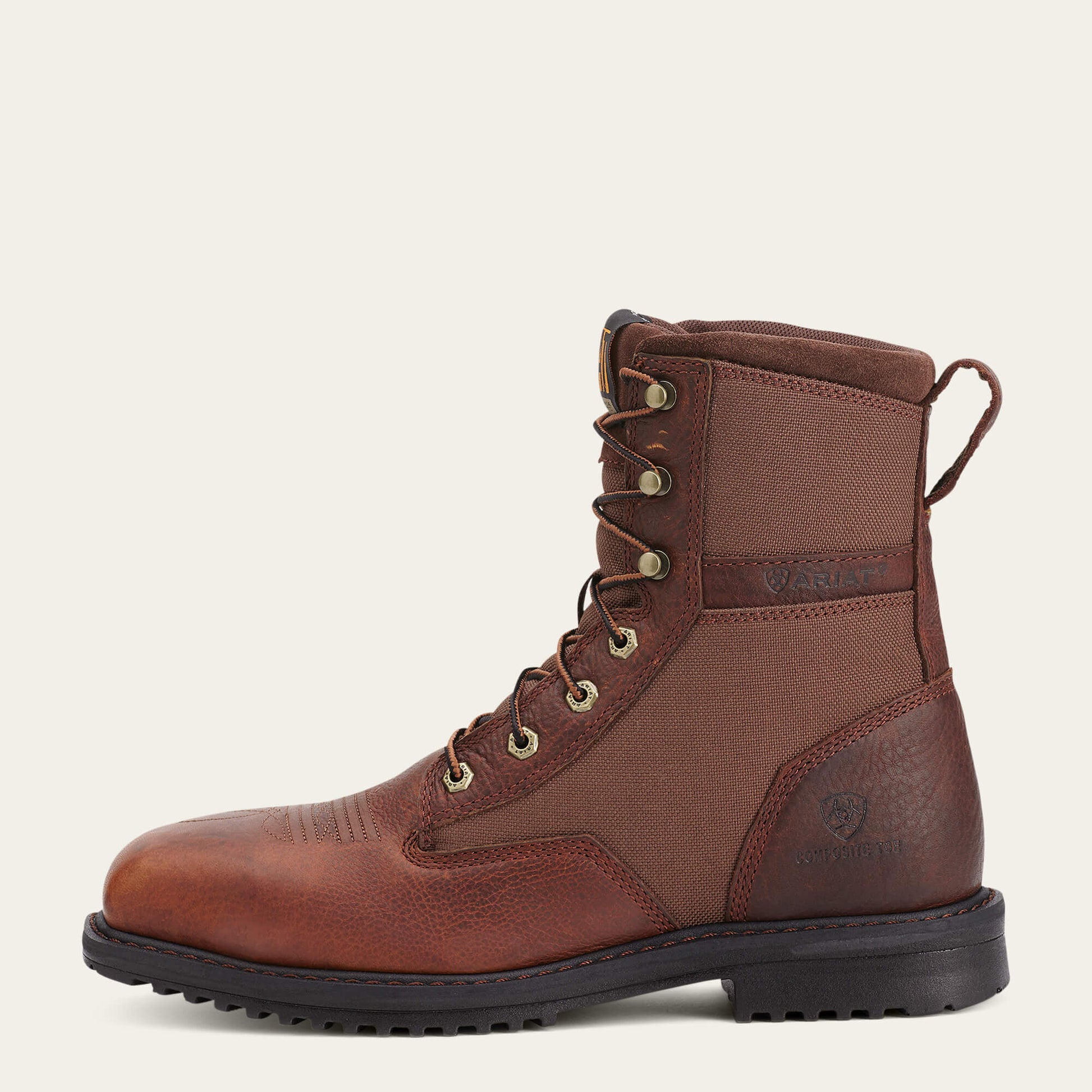 Ariat On Sale - RigTek 8" Wide Square Toe Composite Toe Work Boot