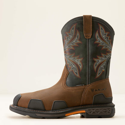 Ariat Outlet - OverDrive Wide Square Toe Composite Toe Work Boot