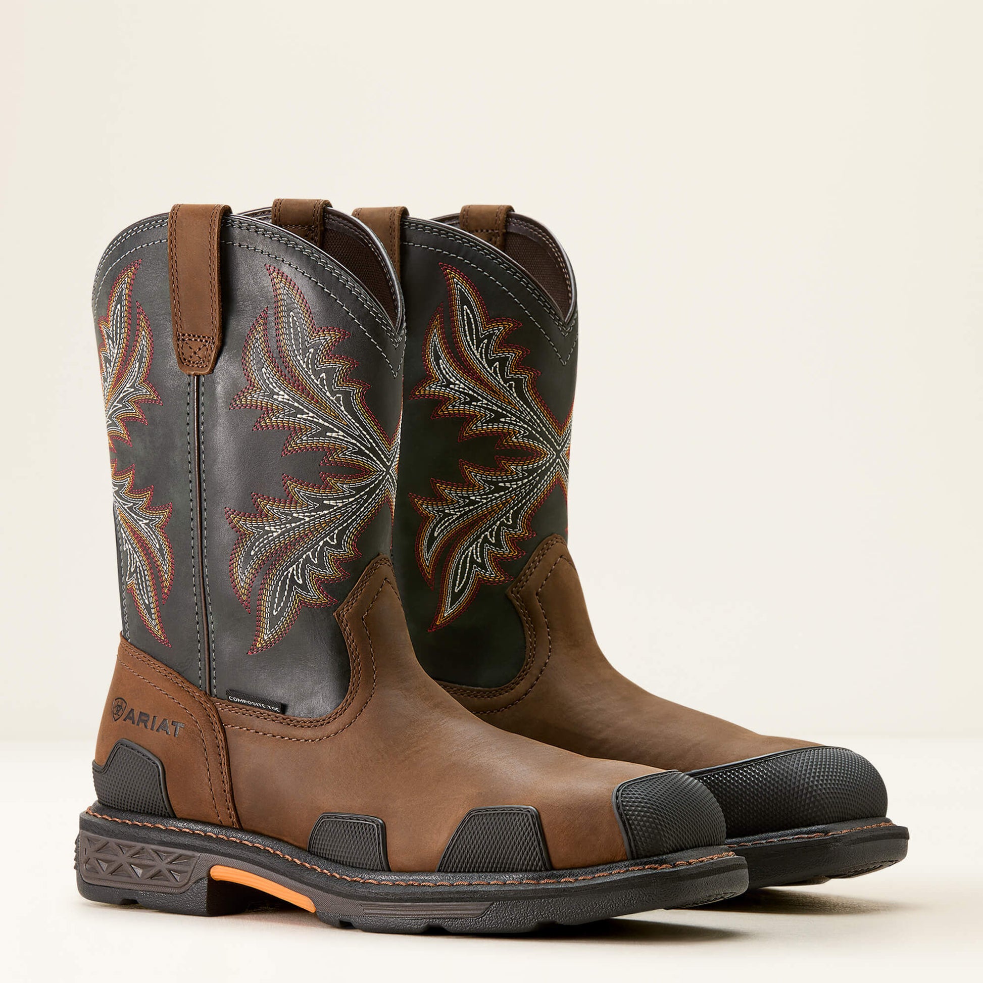 Ariat Outlet - OverDrive Wide Square Toe Composite Toe Work Boot