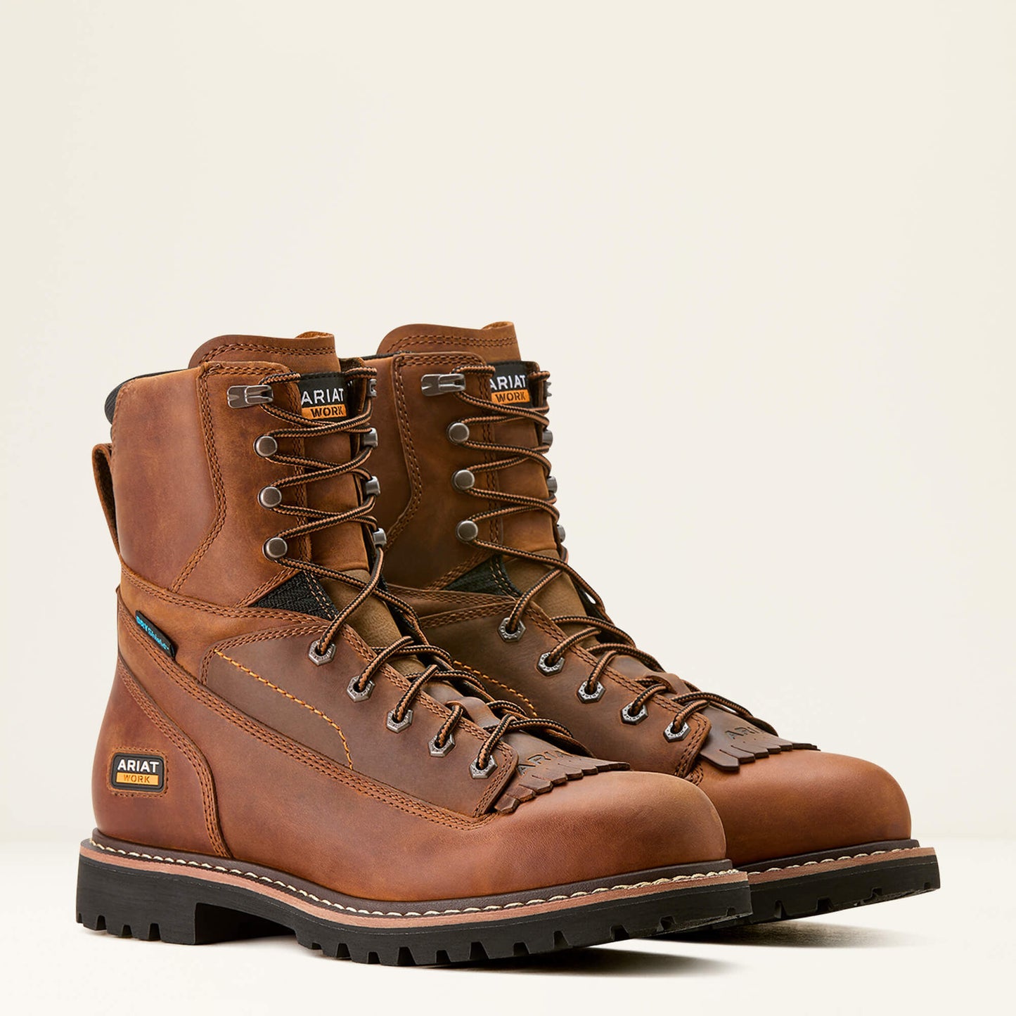Ariat On Sale - Longview Shock Shield 8" Waterproof Work Boot