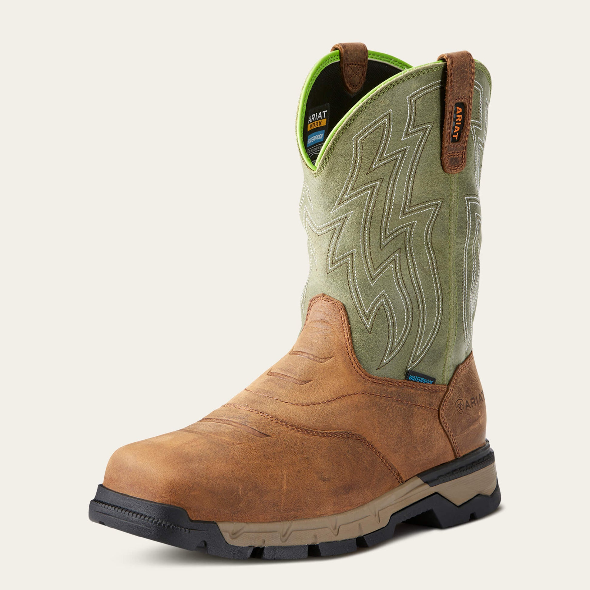 Ariat Sale - Rebar Flex Western Waterproof Work Boot