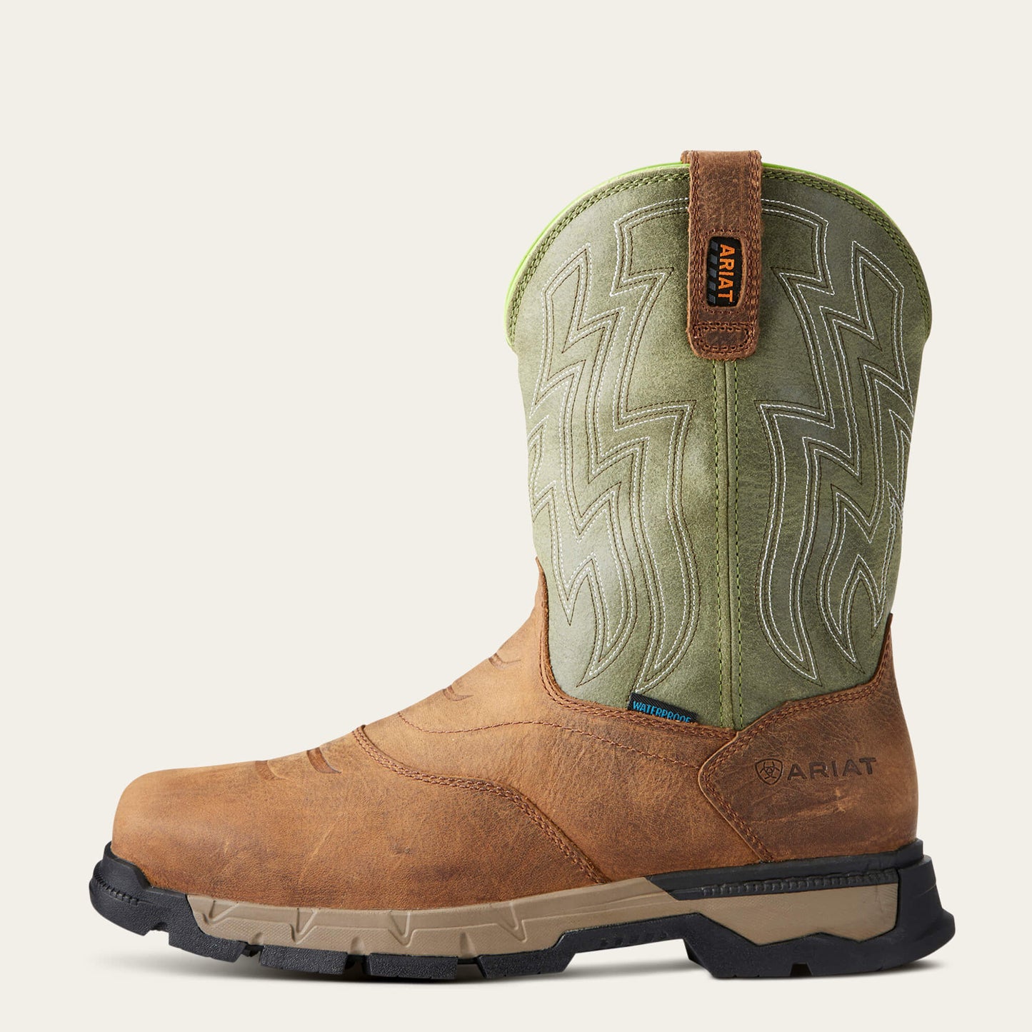 Ariat Sale - Rebar Flex Western Waterproof Work Boot