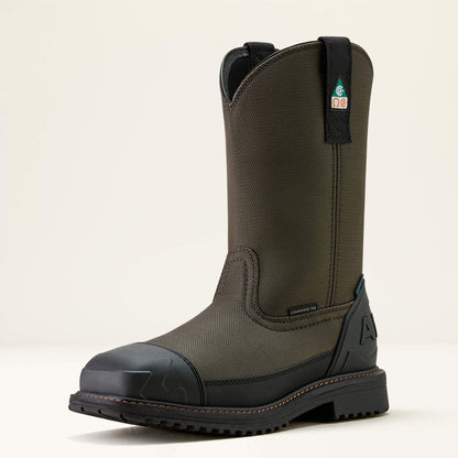 Ariat Outlet - RigTEK Wildcat Pull-On CSA Waterproof Wide Square Toe Composite Toe Work Boot