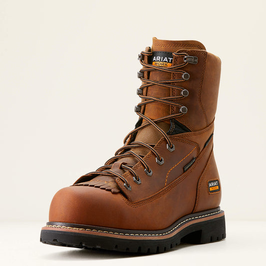 Ariat Online Shop - Longview Shock Shield 8" Waterproof Composite Toe Work Boot