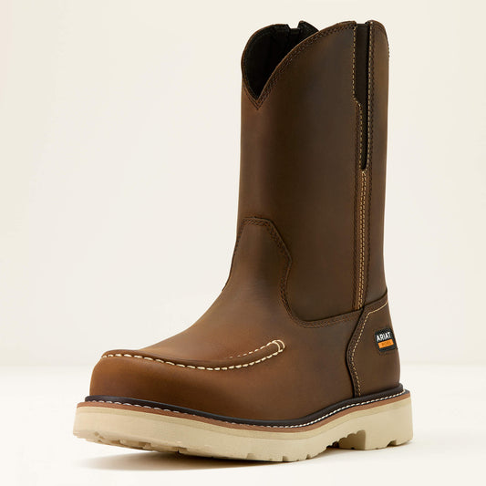 Ariat Website Store - Rebar Lift Pull On Moc Toe Work Boot