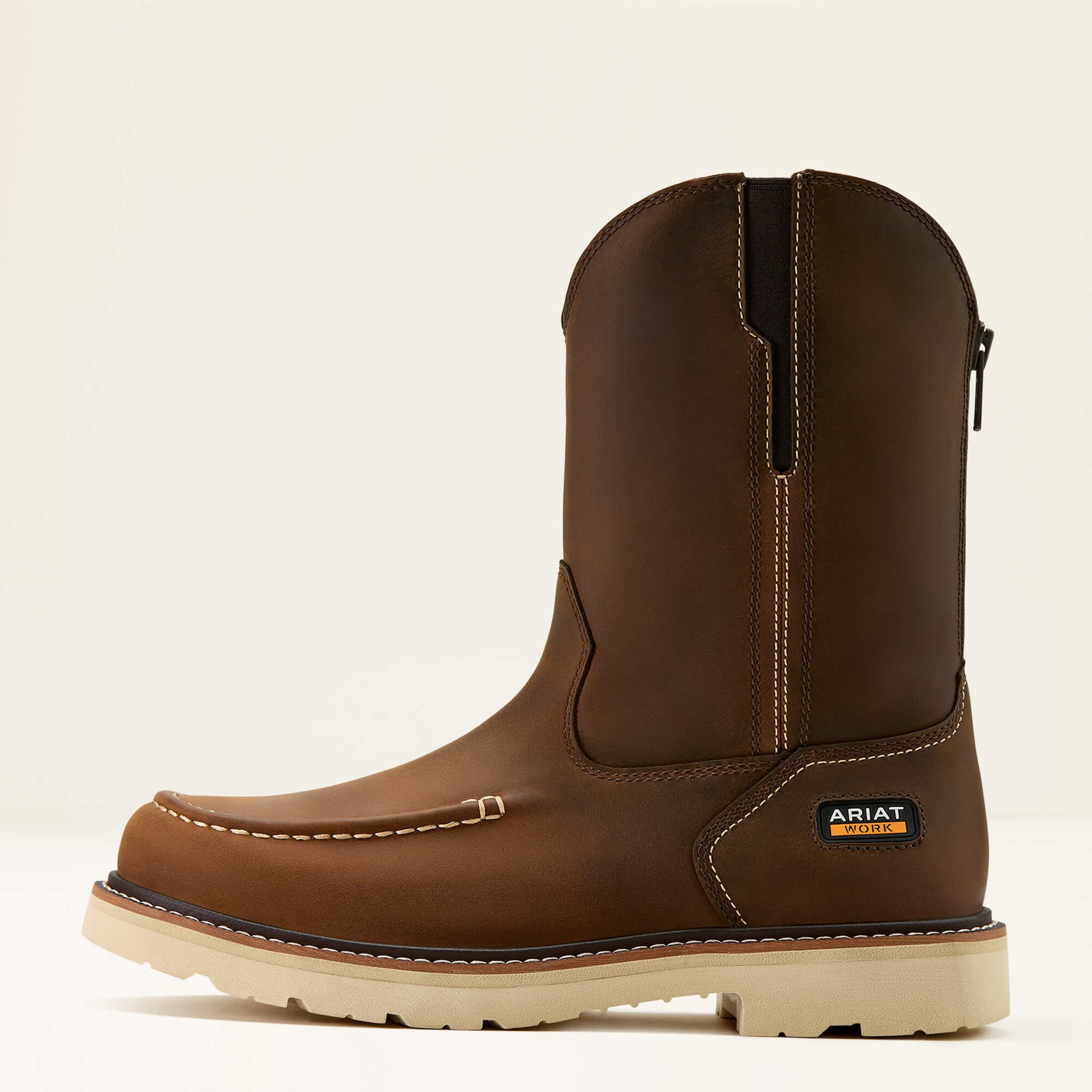 Ariat Website Store - Rebar Lift Pull On Moc Toe Work Boot