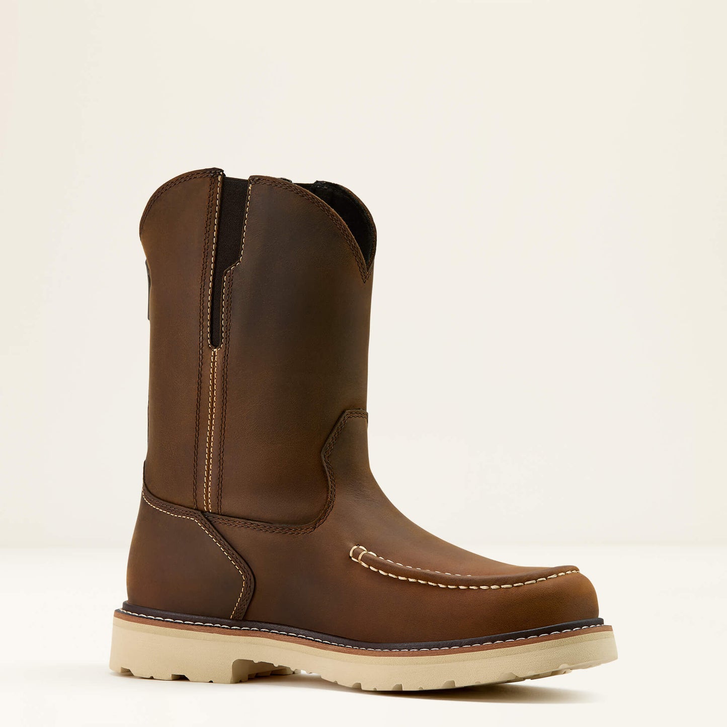Ariat Website Store - Rebar Lift Pull On Moc Toe Work Boot