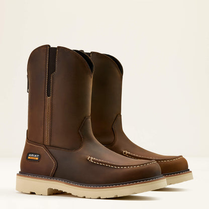 Ariat Website Store - Rebar Lift Pull On Moc Toe Work Boot
