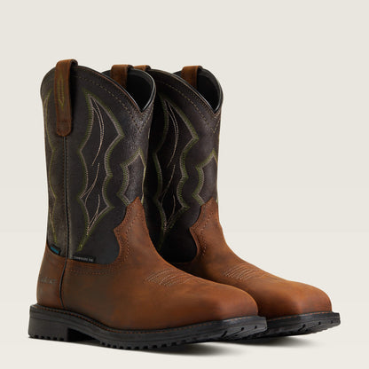 Ariat For Sale - RigTek Wide Square Toe Waterproof Composite Toe Work Boot