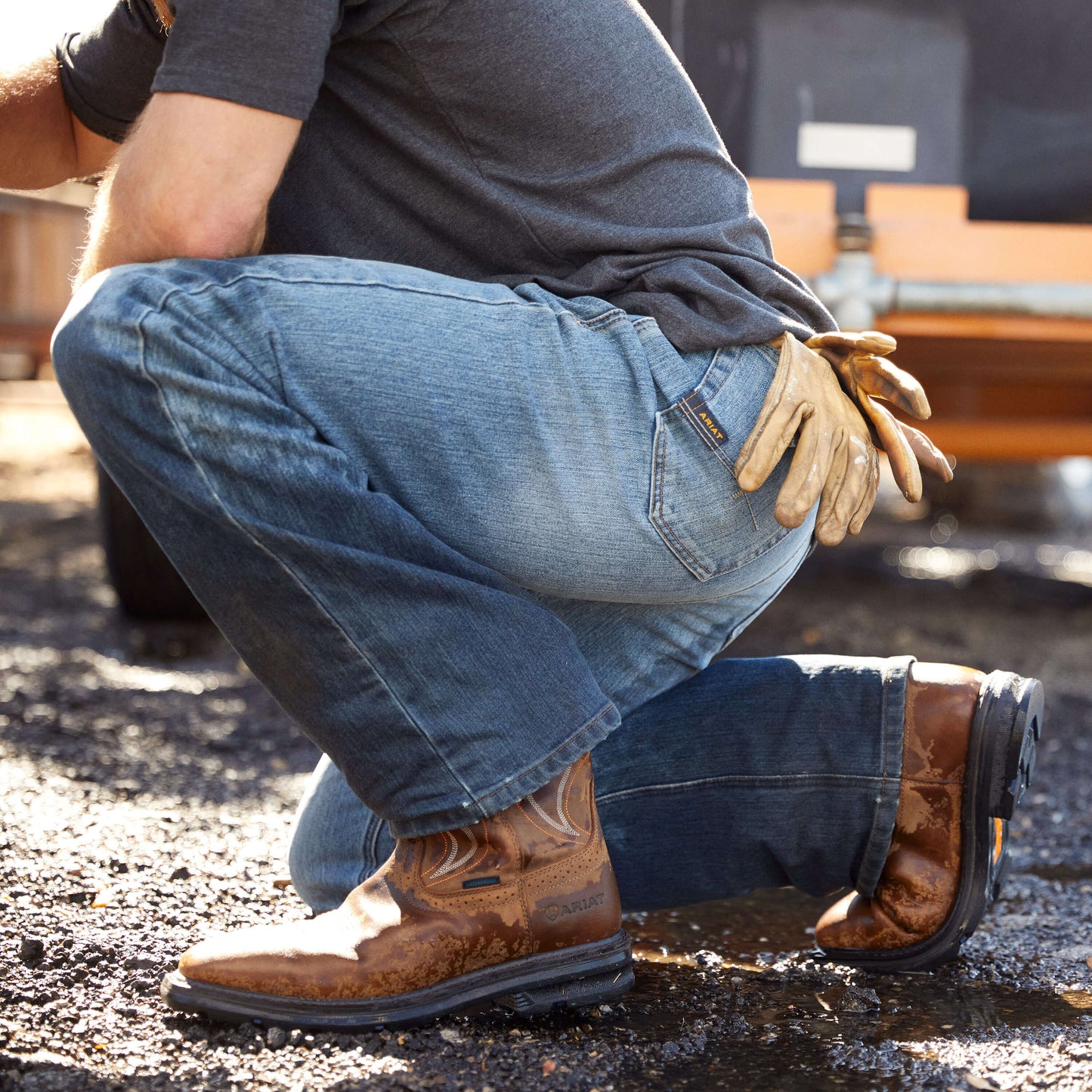 Ariat Website Store - Sierra Shock Shield Waterproof Work Boot