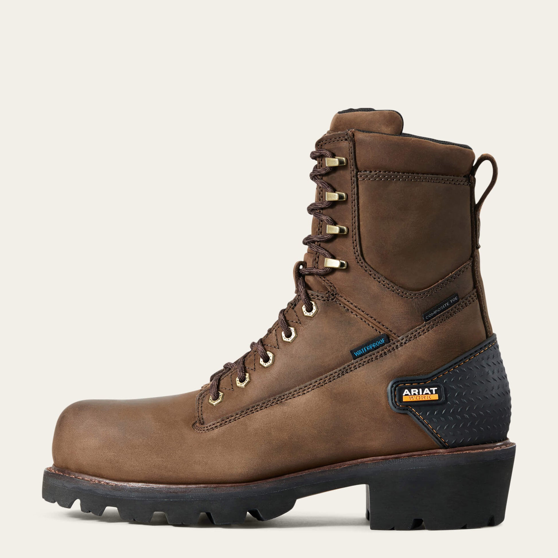 Ariat For Sale - Powerline 8" Waterproof Composite Toe Work Boot