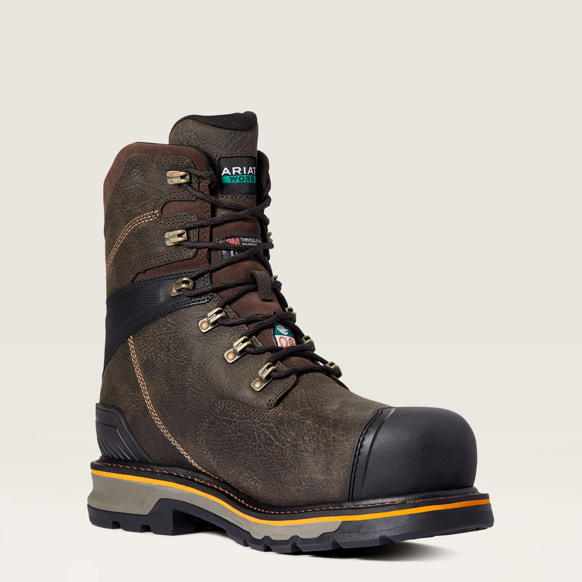 Ariat Outlet - Stump Jumper 8" CSA Glacier Grip Waterproof 600g Composite Toe Work Boot