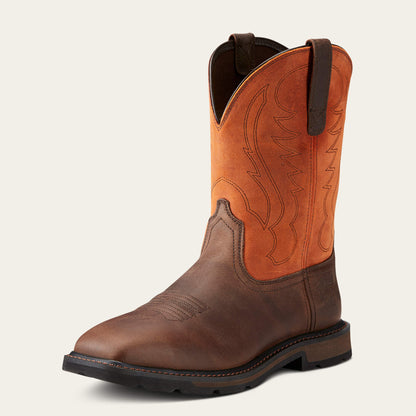 Ariat On Sale - Groundbreaker Wide Square Toe Steel Toe Work Boot