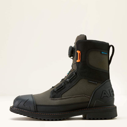 Ariat Online - RigTEK Wildcat BOA 8" CSA Waterproof Wide Square Toe Composite Toe Work Boot