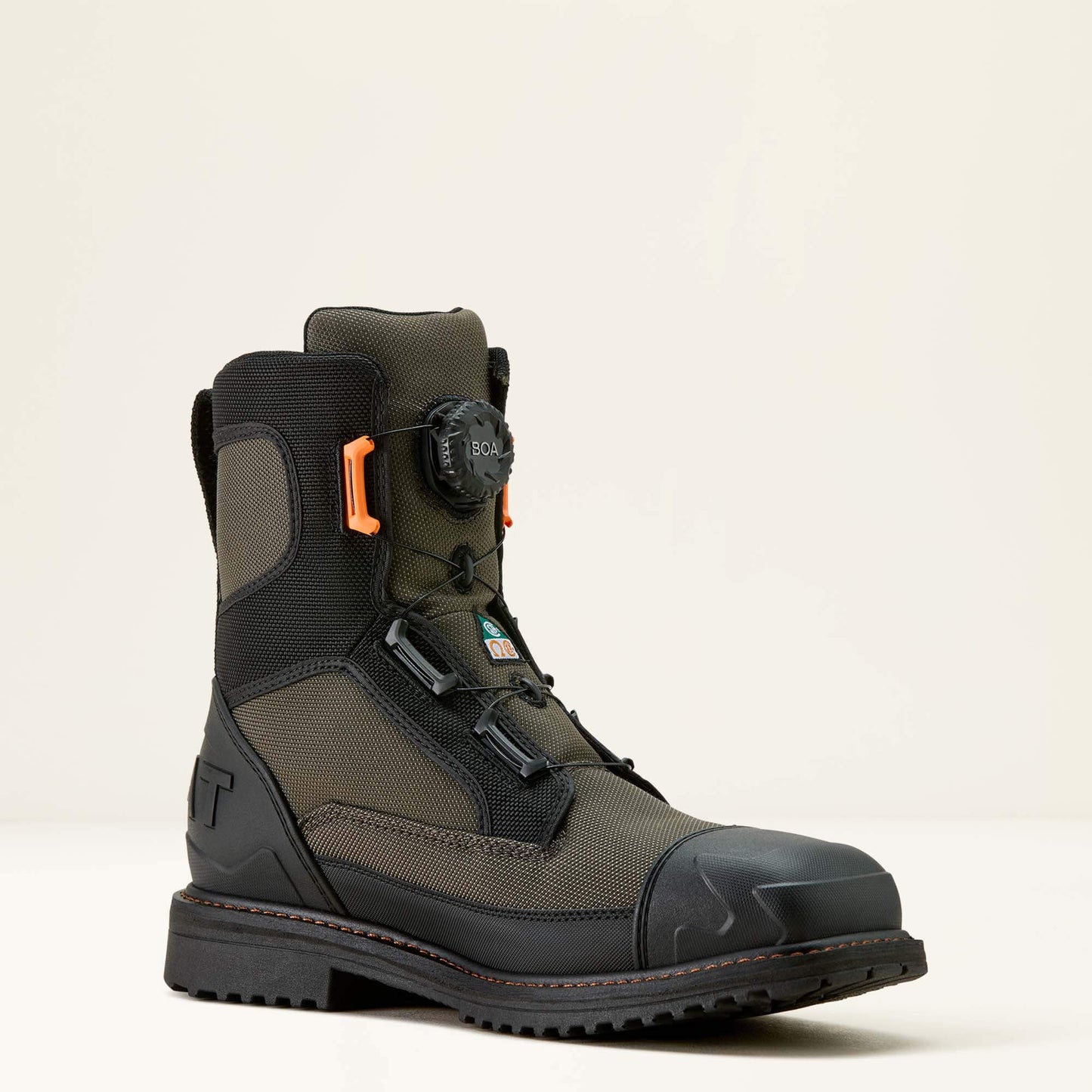 Ariat Online - RigTEK Wildcat BOA 8" CSA Waterproof Wide Square Toe Composite Toe Work Boot