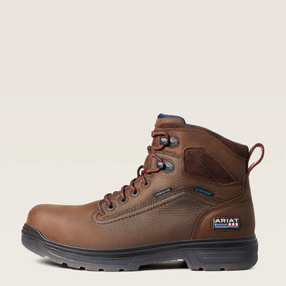 Ariat Outlet - Turbo 6" USA Assembled Waterproof Carbon Toe Work Boot