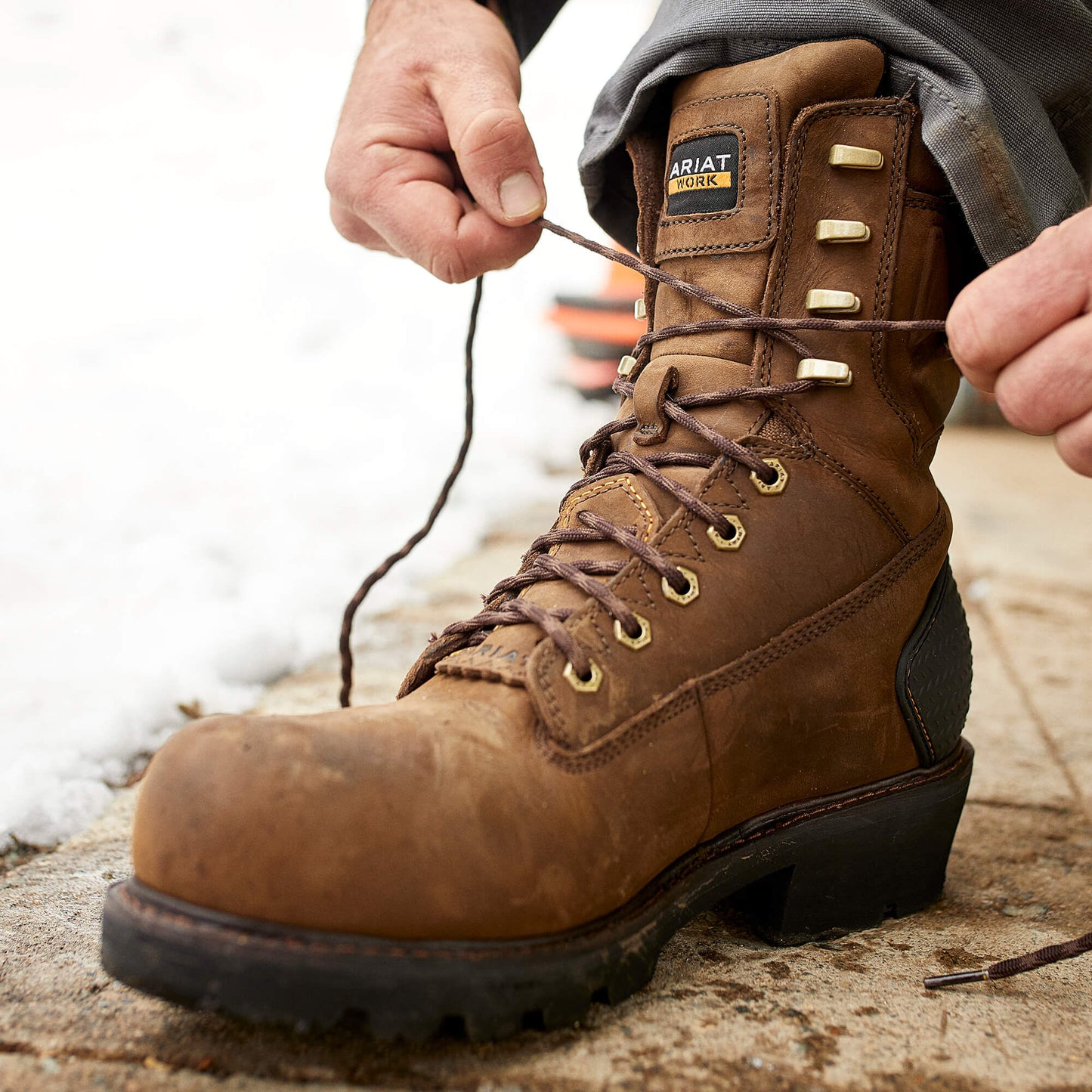 Ariat Online Shop - Powerline 8" 400G Waterproof 400g Composite Toe Work Boot