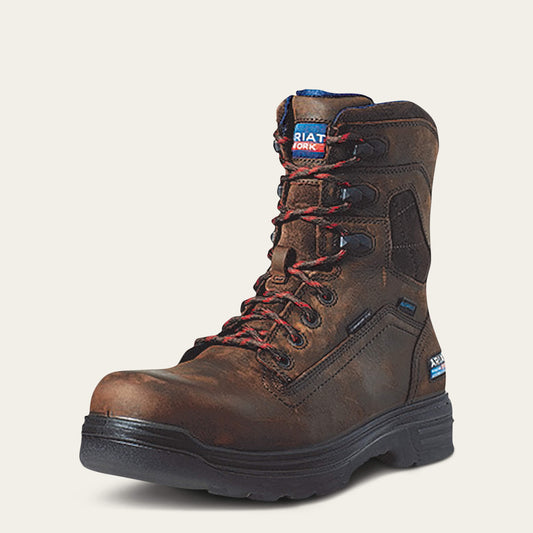 Ariat Online - Turbo 8" USA Assembled Waterproof Carbon Toe Work Boot