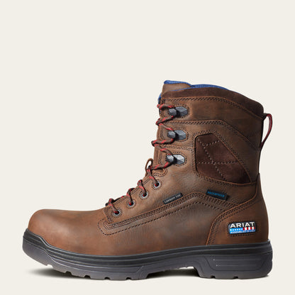 Ariat Online - Turbo 8" USA Assembled Waterproof Carbon Toe Work Boot