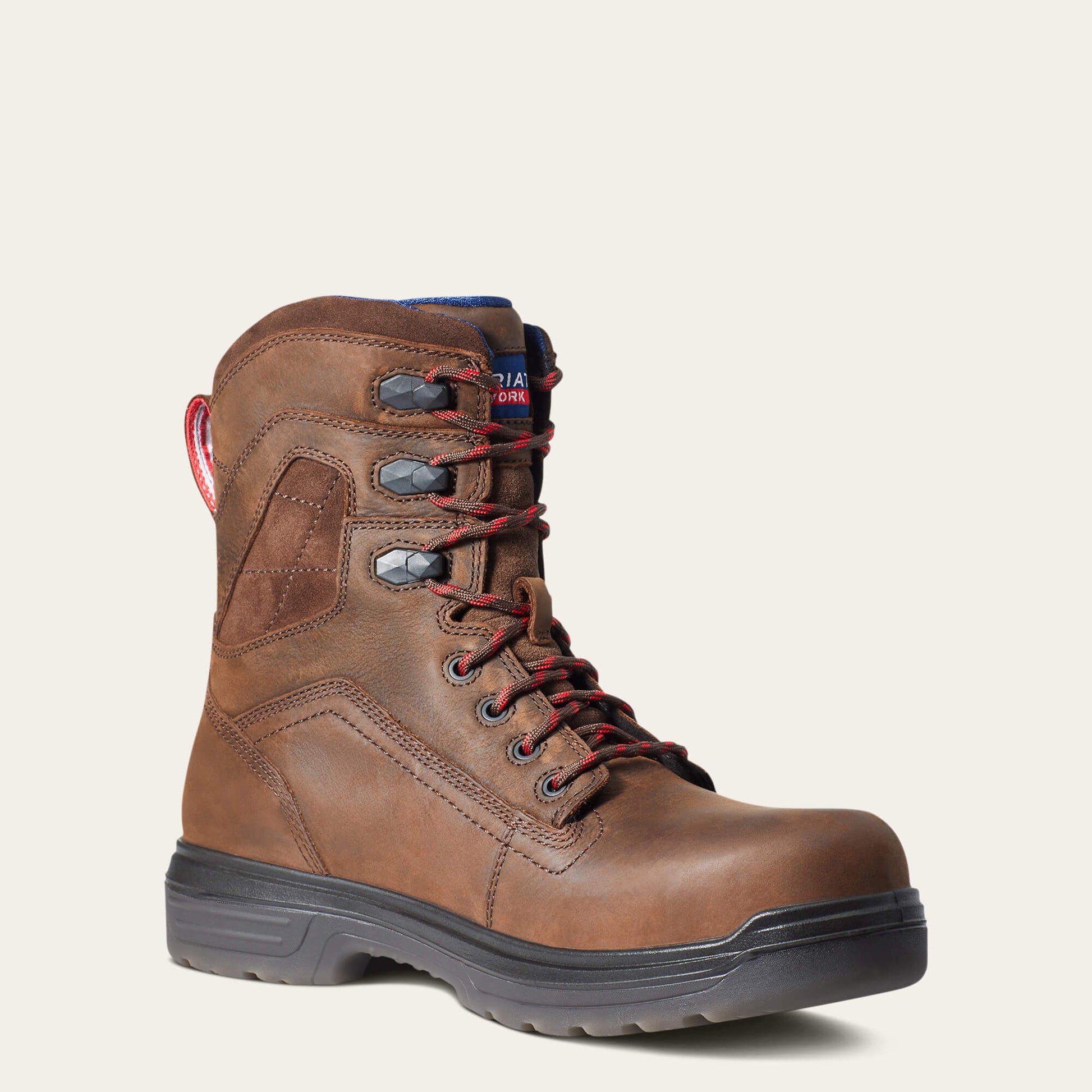 Ariat Online - Turbo 8" USA Assembled Waterproof Carbon Toe Work Boot