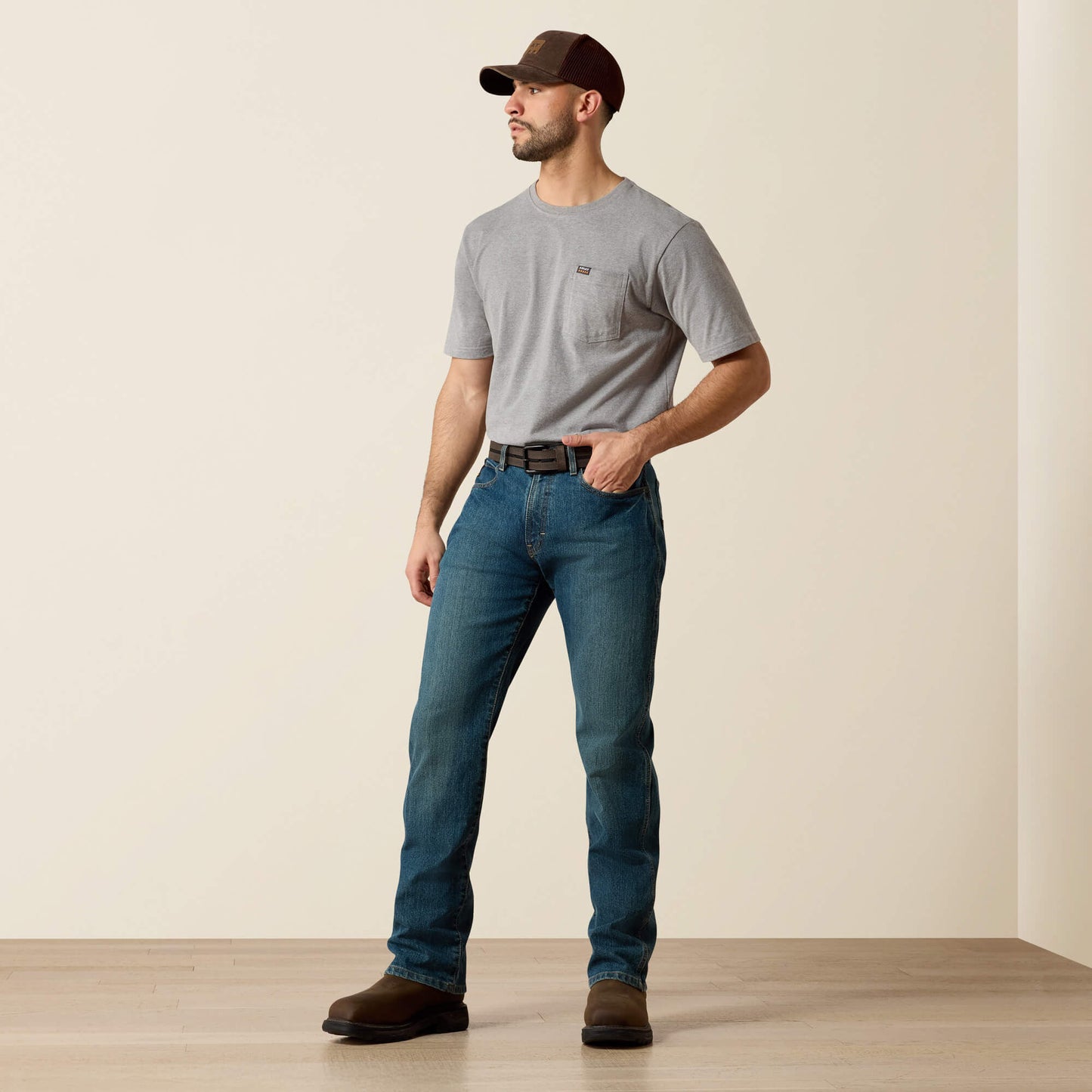 Ariat Online - Rebar M4 Relaxed DuraStretch Basic Boot Cut Jean