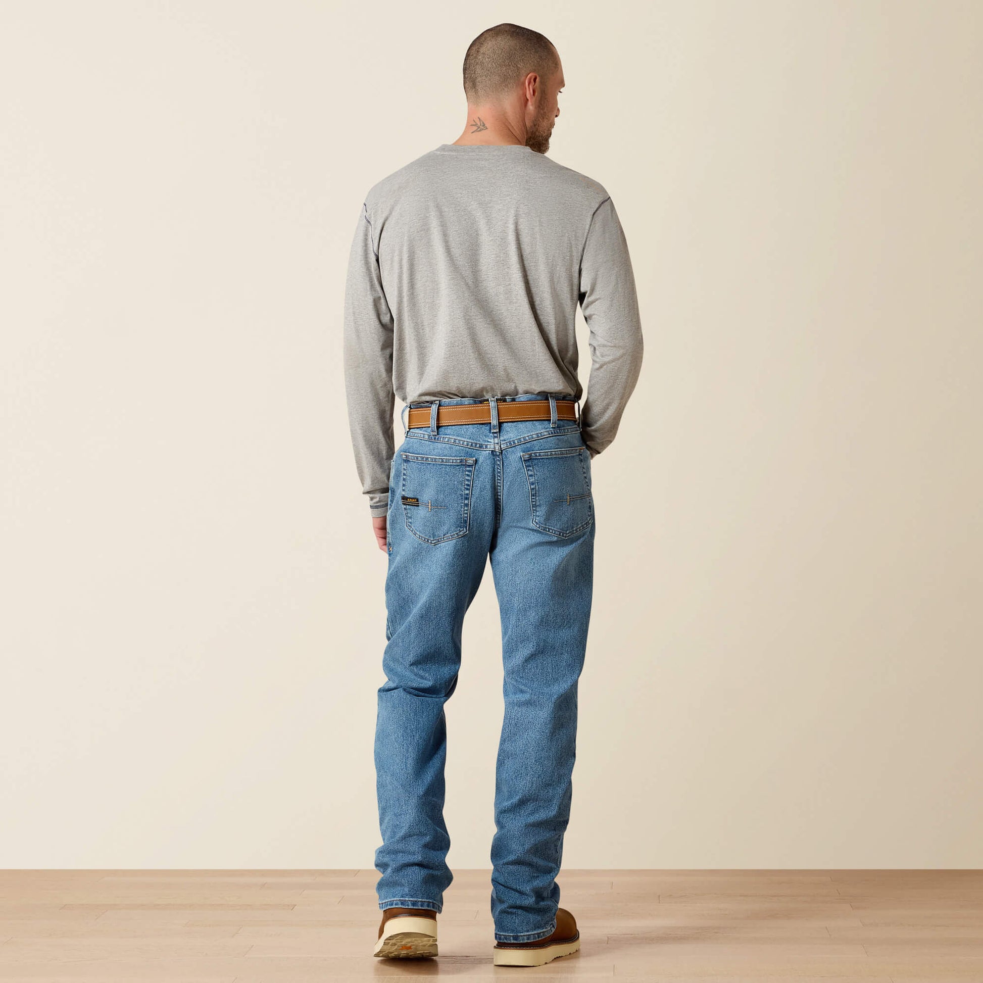 Ariat Online Shop - Rebar M4 Relaxed DuraStretch Basic Boot Cut Jean