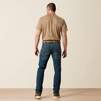 Ariat On Sale - Men's Slim Fit Work Pants - Rebar Denim