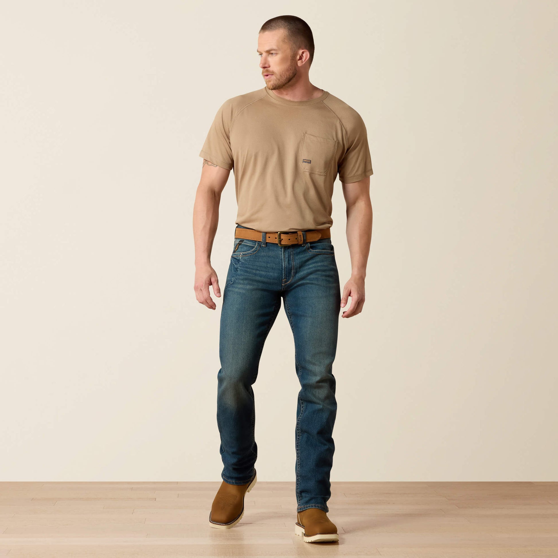 Ariat On Sale - Men's Slim Fit Work Pants - Rebar Denim