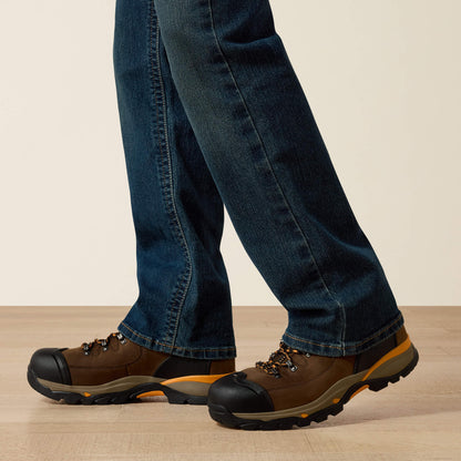 Ariat Online - Men's Low Rise, Bootcut Work Pants - Rebar Denim