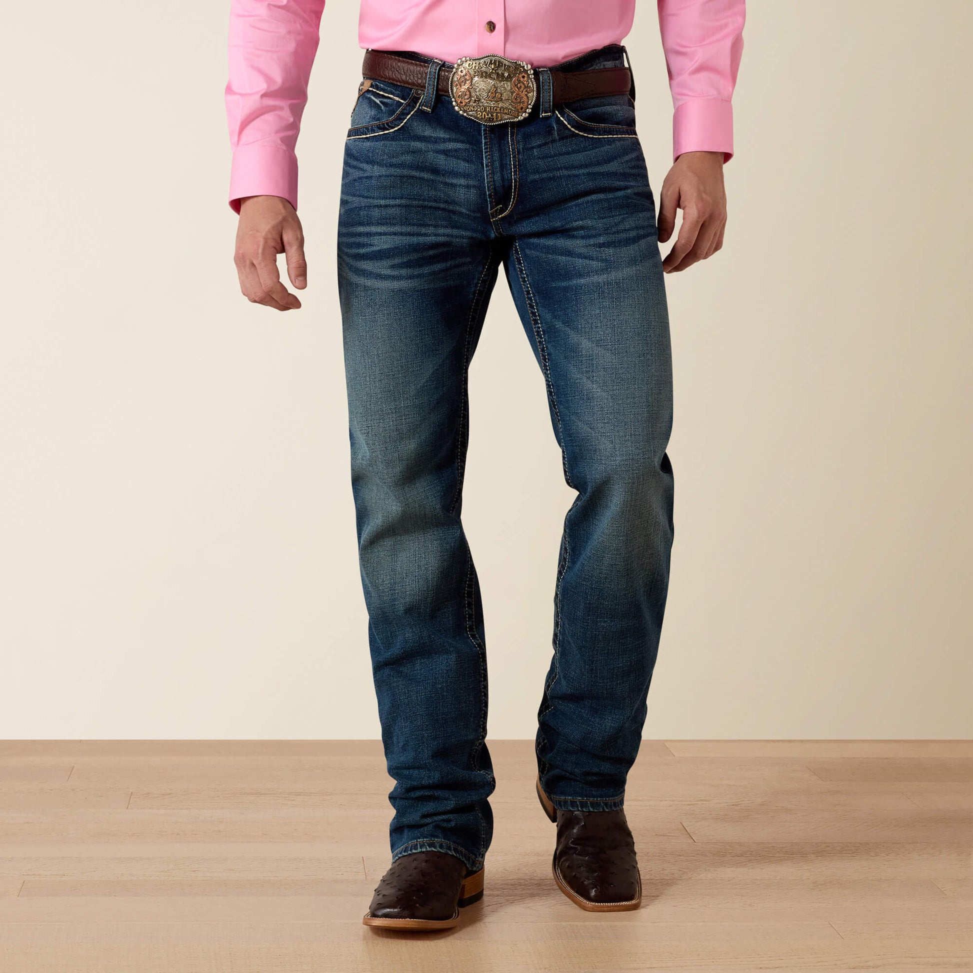 Ariat Website Store - M4 Low Rise Stretch Preston Boot Cut Jean