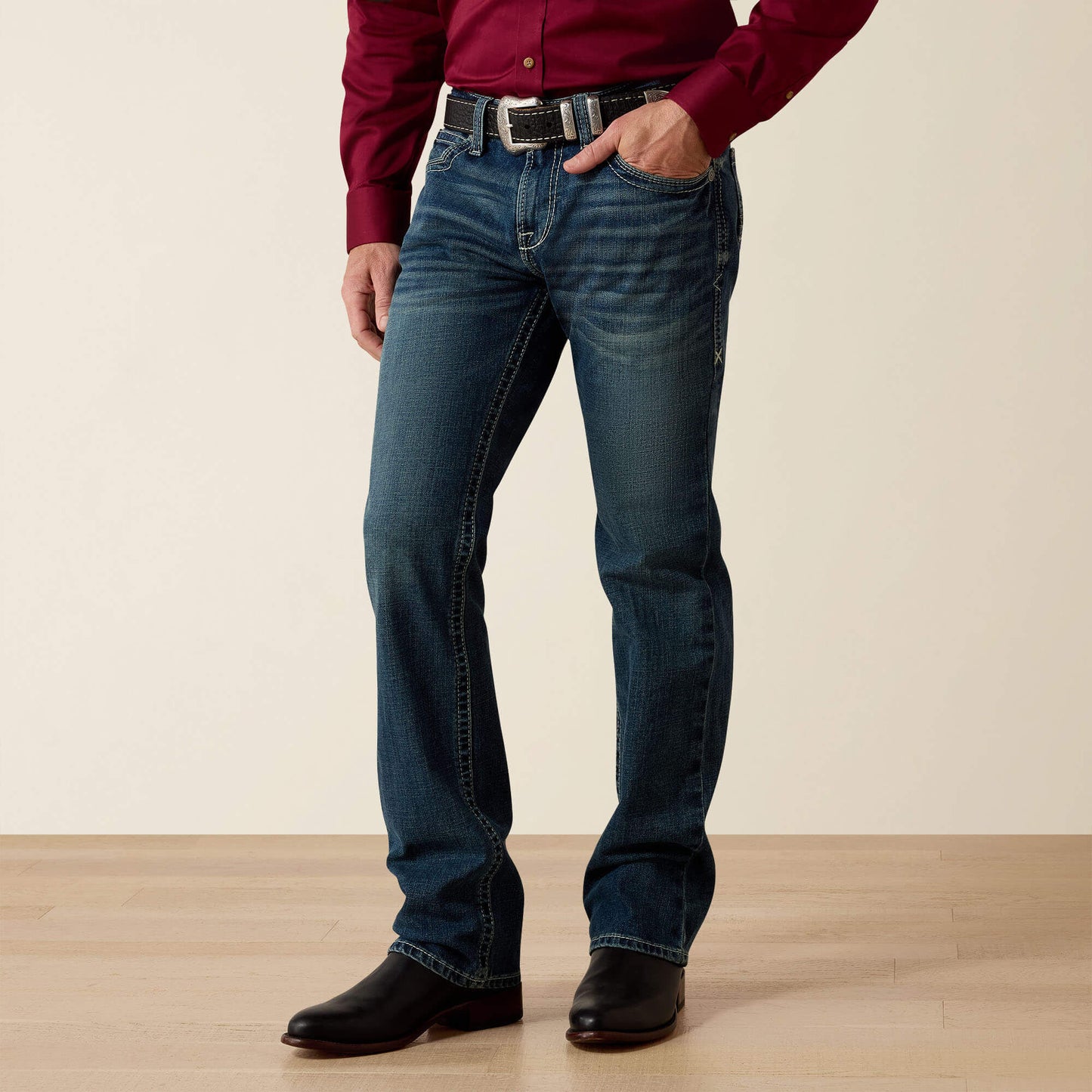Ariat US - M7 Rocker Stretch Coltrane Stackable Straight Leg Jean