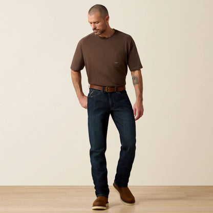 Ariat US - Rebar M4 Relaxed DuraStretch Basic Stackable Straight Leg Jean