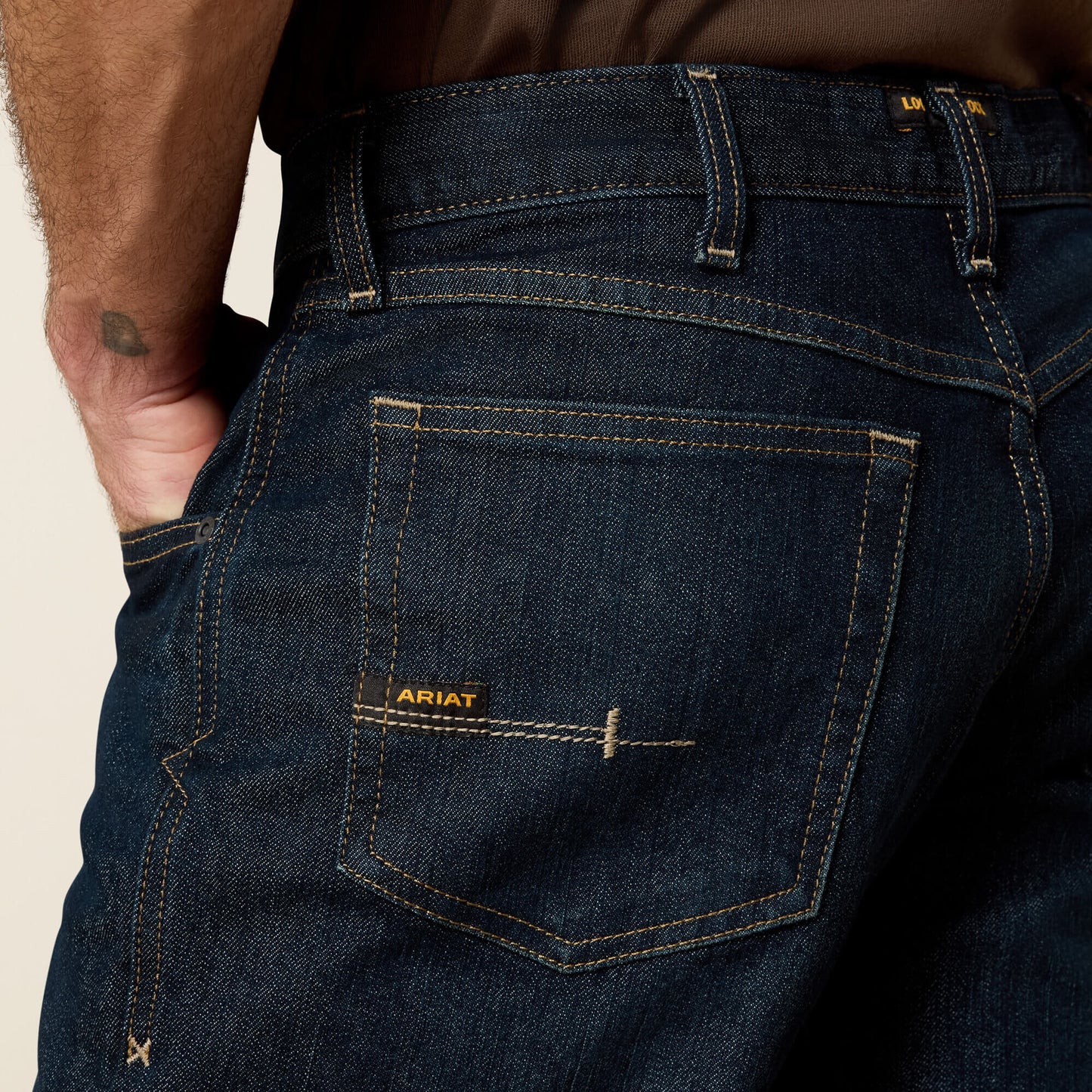 Ariat US - Rebar M4 Relaxed DuraStretch Basic Stackable Straight Leg Jean