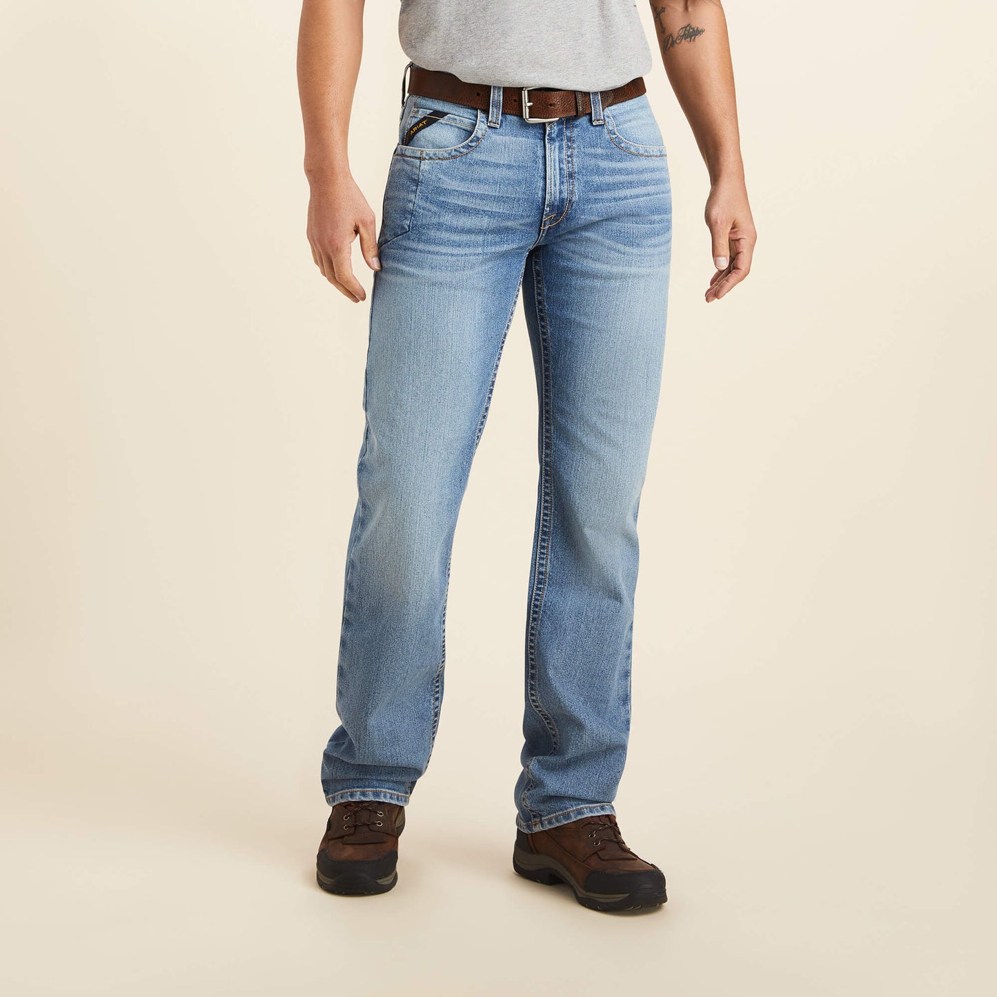 Ariat On Sale - Rebar M5 Straight DuraStretch Edge Straight Leg Jean