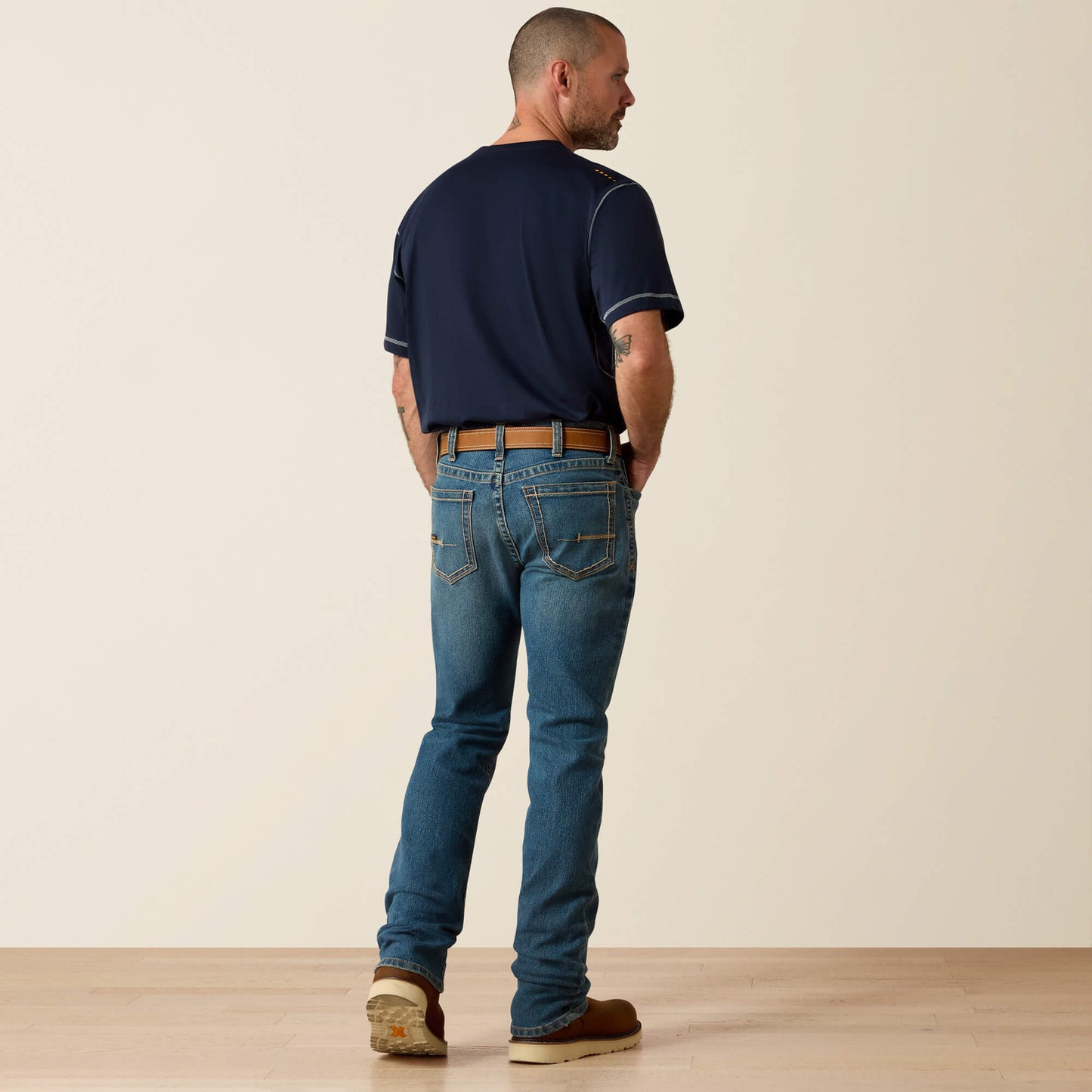 Ariat Online - Rebar M7 DuraStretch Edge Stackable Straight Leg Jean