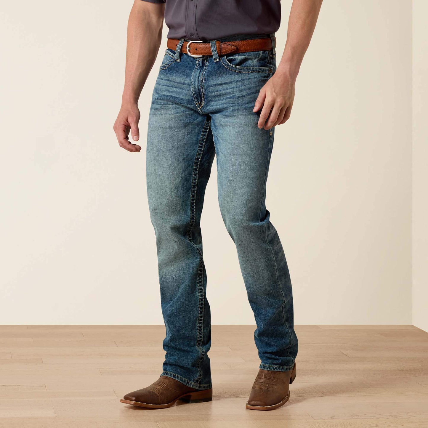 Ariat Website Store - M4 Low Rise Stretch Shoreway Stackable Straight Leg Jean