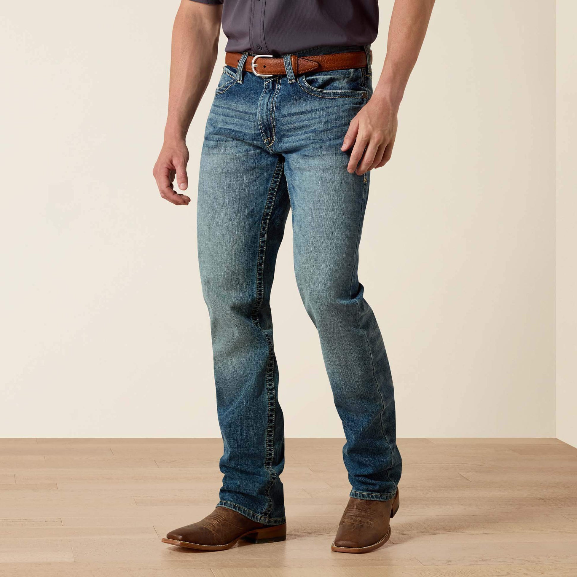 Ariat Website Store - M4 Low Rise Stretch Shoreway Stackable Straight Leg Jean