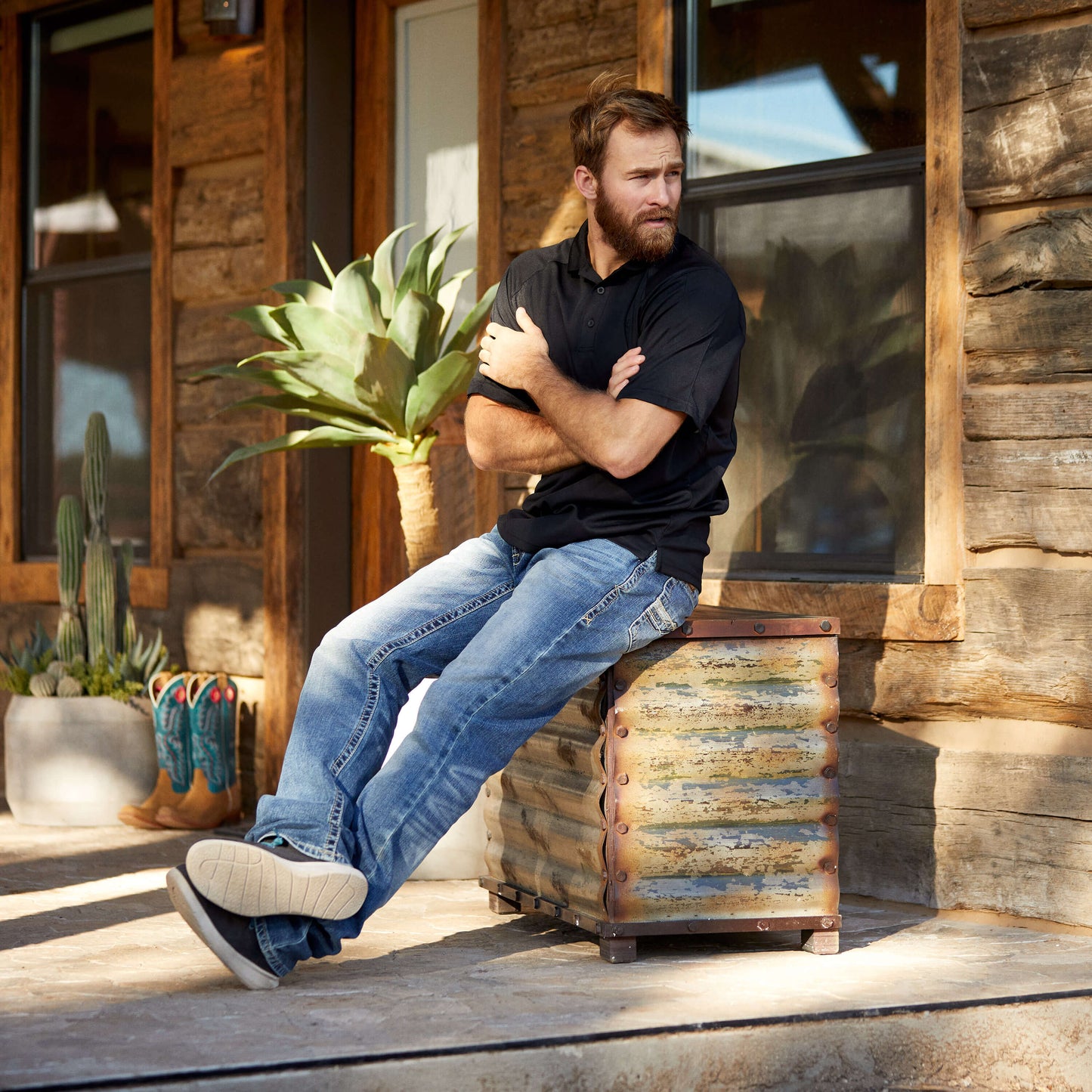 Ariat Website Store - M4 Low Rise Stretch Shoreway Stackable Straight Leg Jean