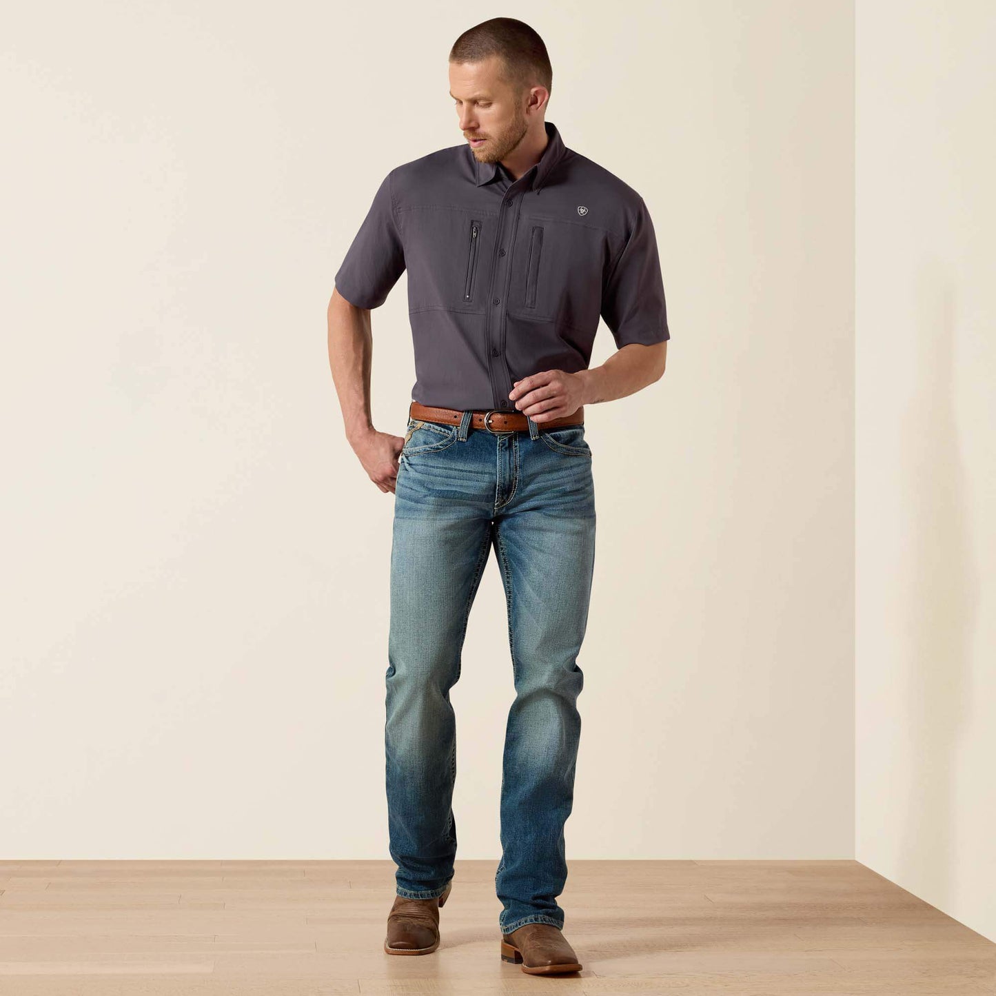 Ariat Website Store - M4 Low Rise Stretch Shoreway Stackable Straight Leg Jean