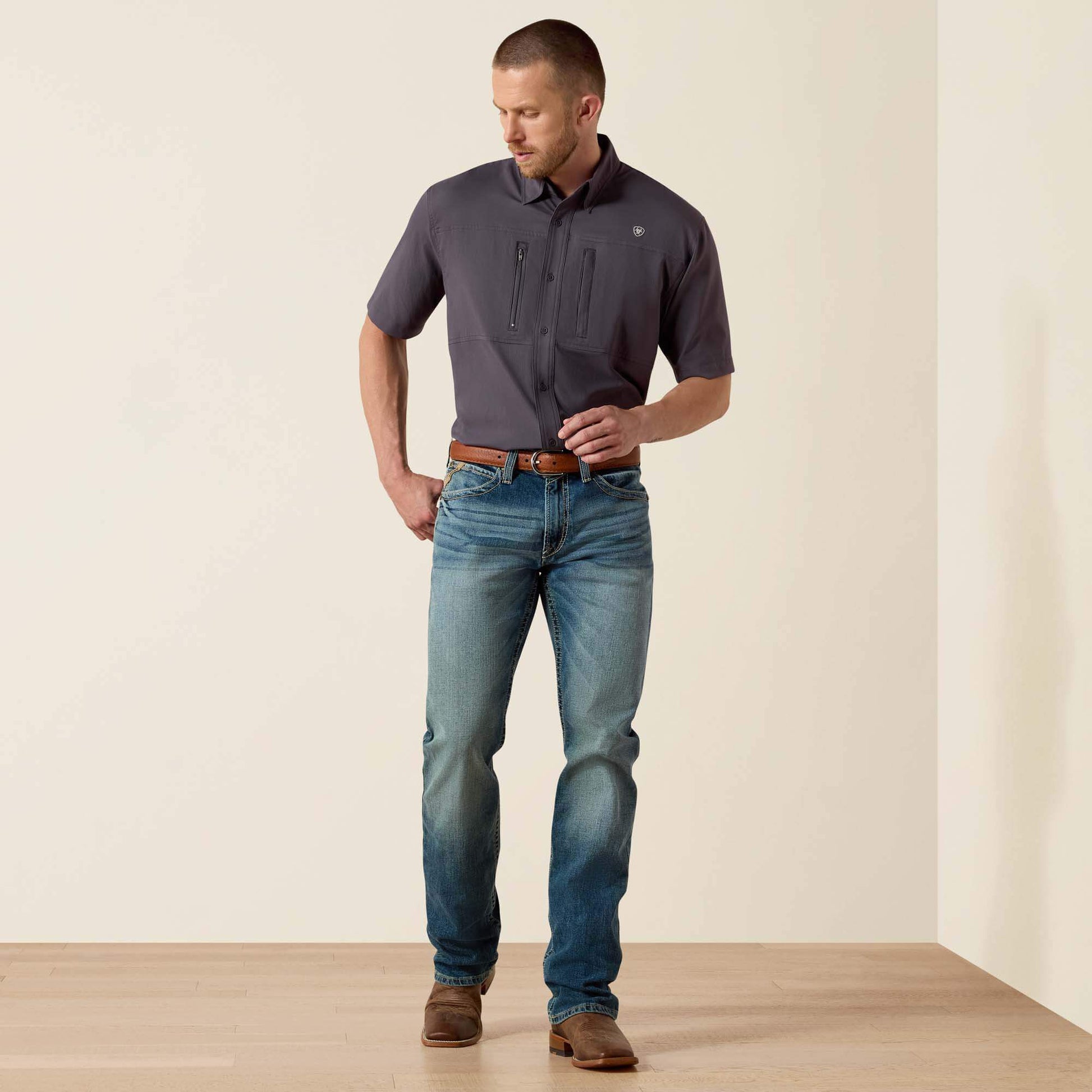 Ariat Website Store - M4 Low Rise Stretch Shoreway Stackable Straight Leg Jean
